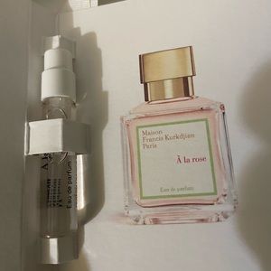 💯 authentic never tested Maison Francis Kurkdjian
2ml À la rose Eau Parfum MFK